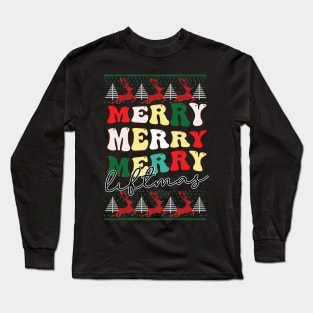 Merry Merry Liftmas Long Sleeve T-Shirt